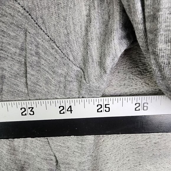 Womens Grey Lane Bryant Perforated Top Round Neck Long Sleeve Size 22/24 - Picture 6 of 8